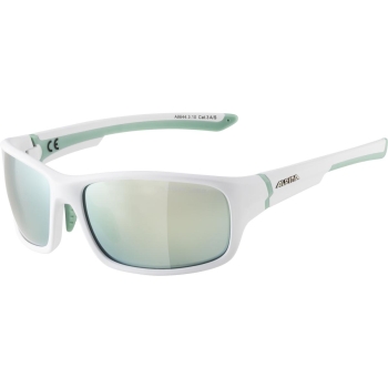 Велоочки Alpina Lyron S White-Pistachio Matt/Emerald Mirror Cat.3 (A8644310)