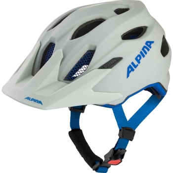 Велошлем Alpina Carapax Jr. Smoke-Grey Blue Matt