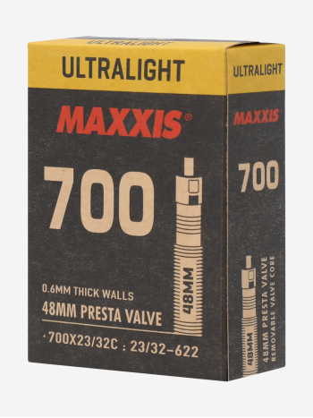 Камера Maxxis Ultralight 700x23/32C 0.6mm Presta 48мм
