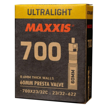 Камера Maxxis Ultralight 700x23/32C 0.6mm Presta 60мм