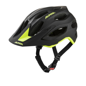 Велошлем Alpina Carapax 2.0 Black-Neon/Yellow Mat
