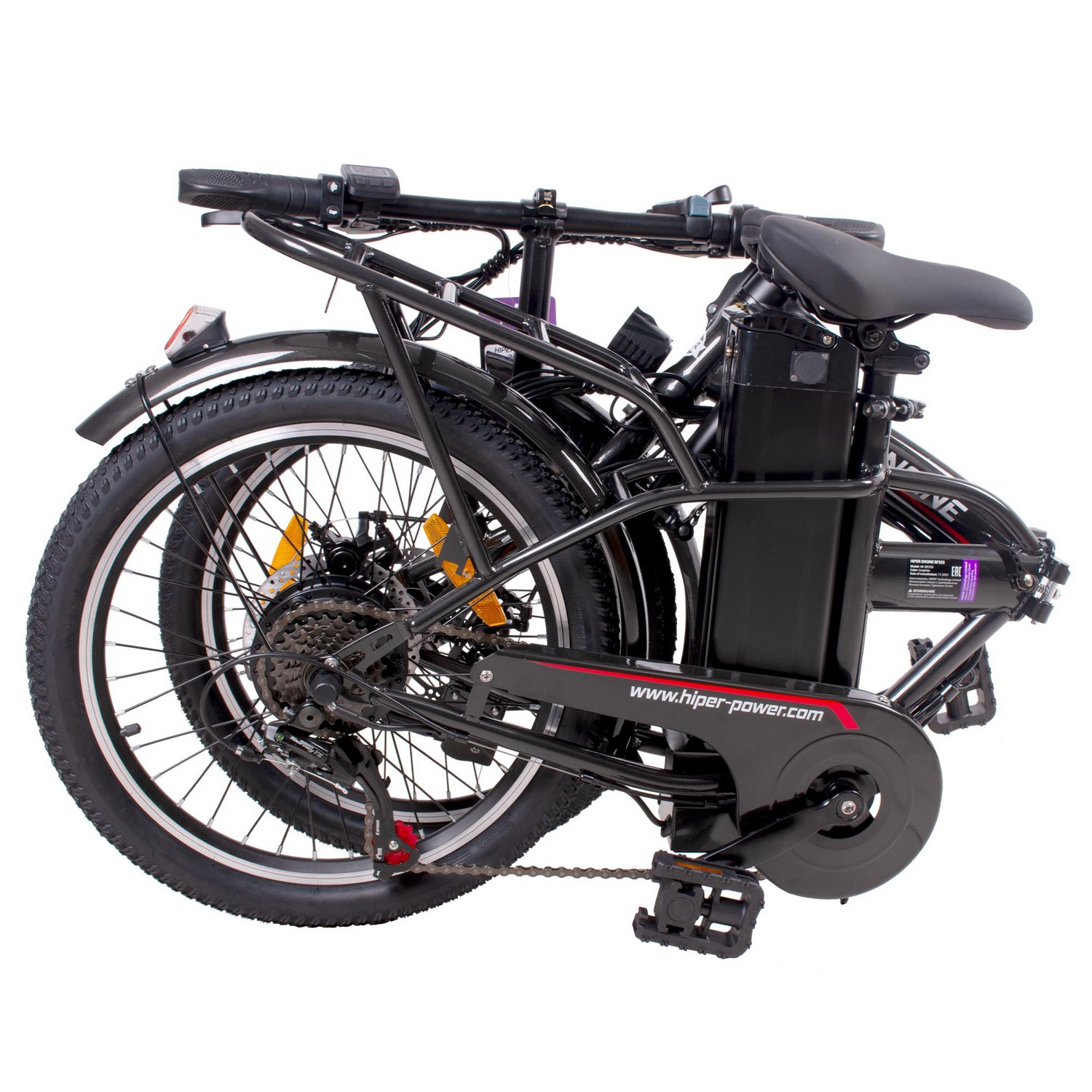 Электровелосипед Hiper Engine BF203 (HE-BF203), год 2022, цвет Серебристый