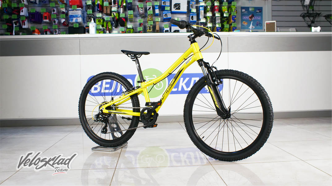 Подростковый велосипед Merida Matts J.24 Eco, год 2022, цвет Серебристый-Зеленый