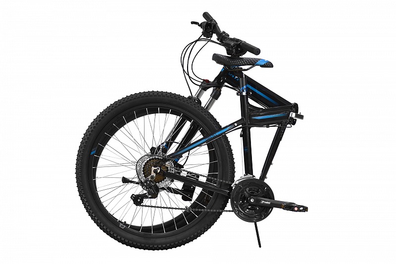 Складной велосипед Stark Cobra 26.2 HD, год 2023, цвет Черный-Синий, ростовка 18