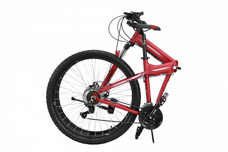 Складной велосипед Stark Cobra 29.2 D, год 2023, цвет Красный-Серебристый, ростовка 18