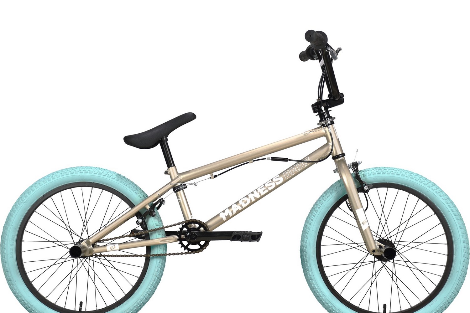 Экстремальный велосипед Stark Madness BMX 3, год 2023, цвет Коричневый-Белый, ростовка 9