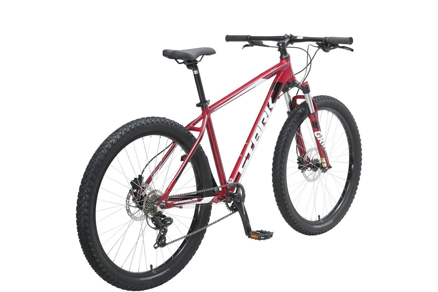 Горный велосипед Stark Hunter 27.2+ HD, год 2023, цвет Красный-Коричневый, ростовка 18