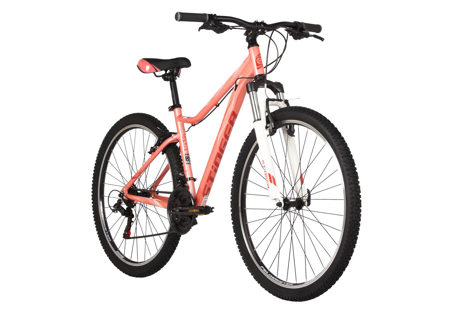 фото Женский велосипед stinger laguna std 27.5, год 2022, цвет розовый, ростовка 17