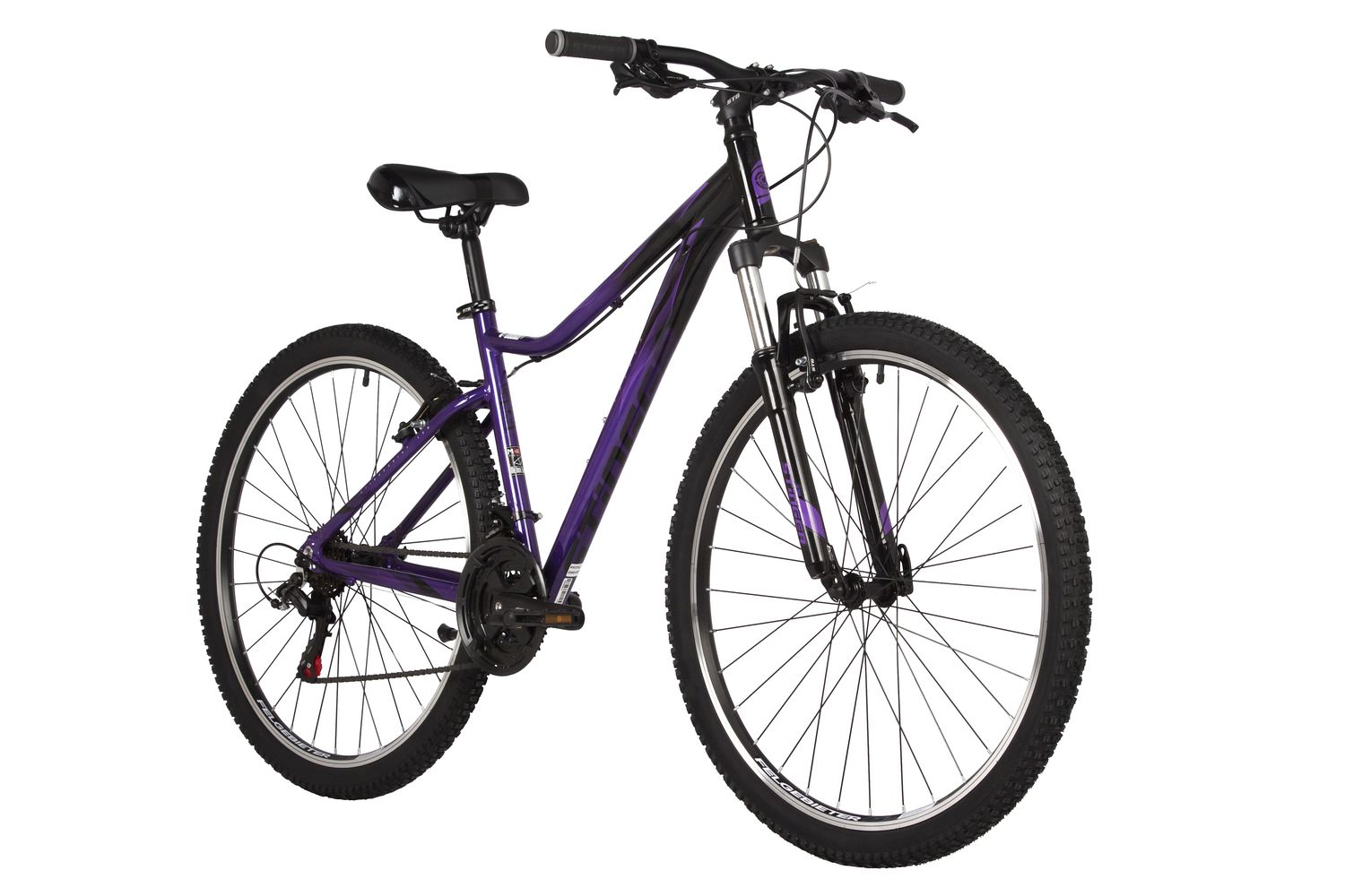 Женский велосипед Stinger Laguna STD 27.5, год 2022, цвет Фиолетовый, ростовка 17