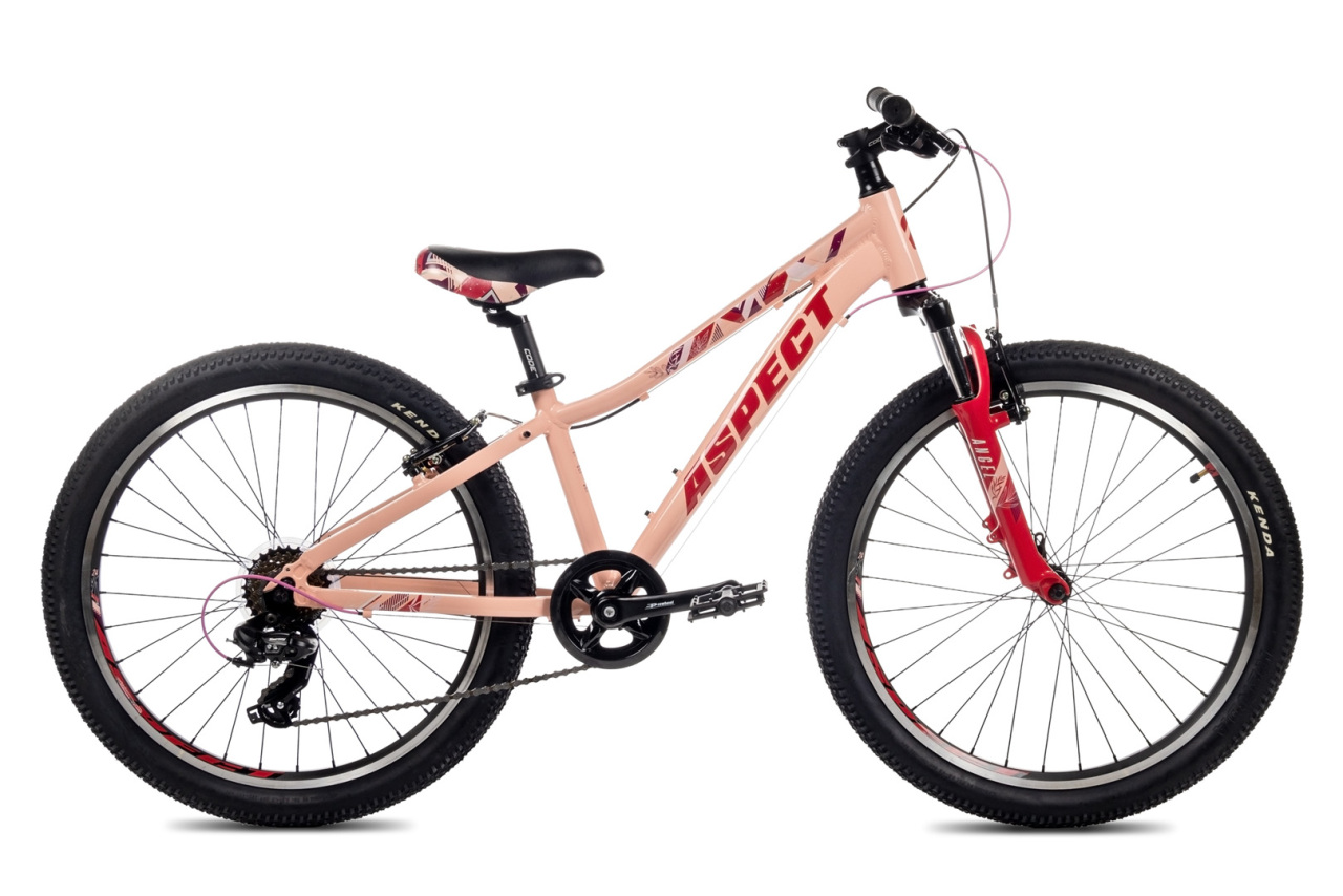 Подростковый велосипед Aspect Angel, год 2023, цвет Оранжевый-Красный