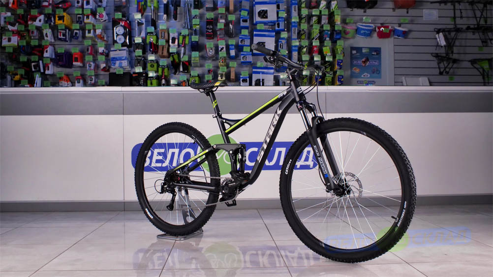 Велосипеды Двухподвесы Stark Tactic FS 29.5 HD, год 2022, цвет Черный-Зеленый, ростовка 18