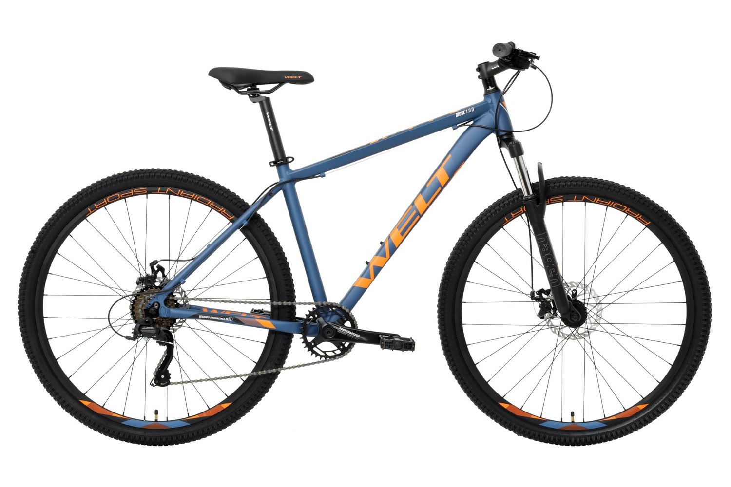 Горный велосипед Welt Ridge 1.0 D 27, год 2023, цвет Синий, ростовка 20