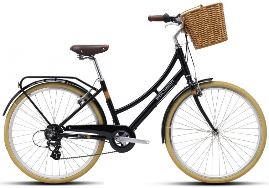 Женский велосипед Polygon Oosten 700C, год 2021, цвет Черный, ростовка 19