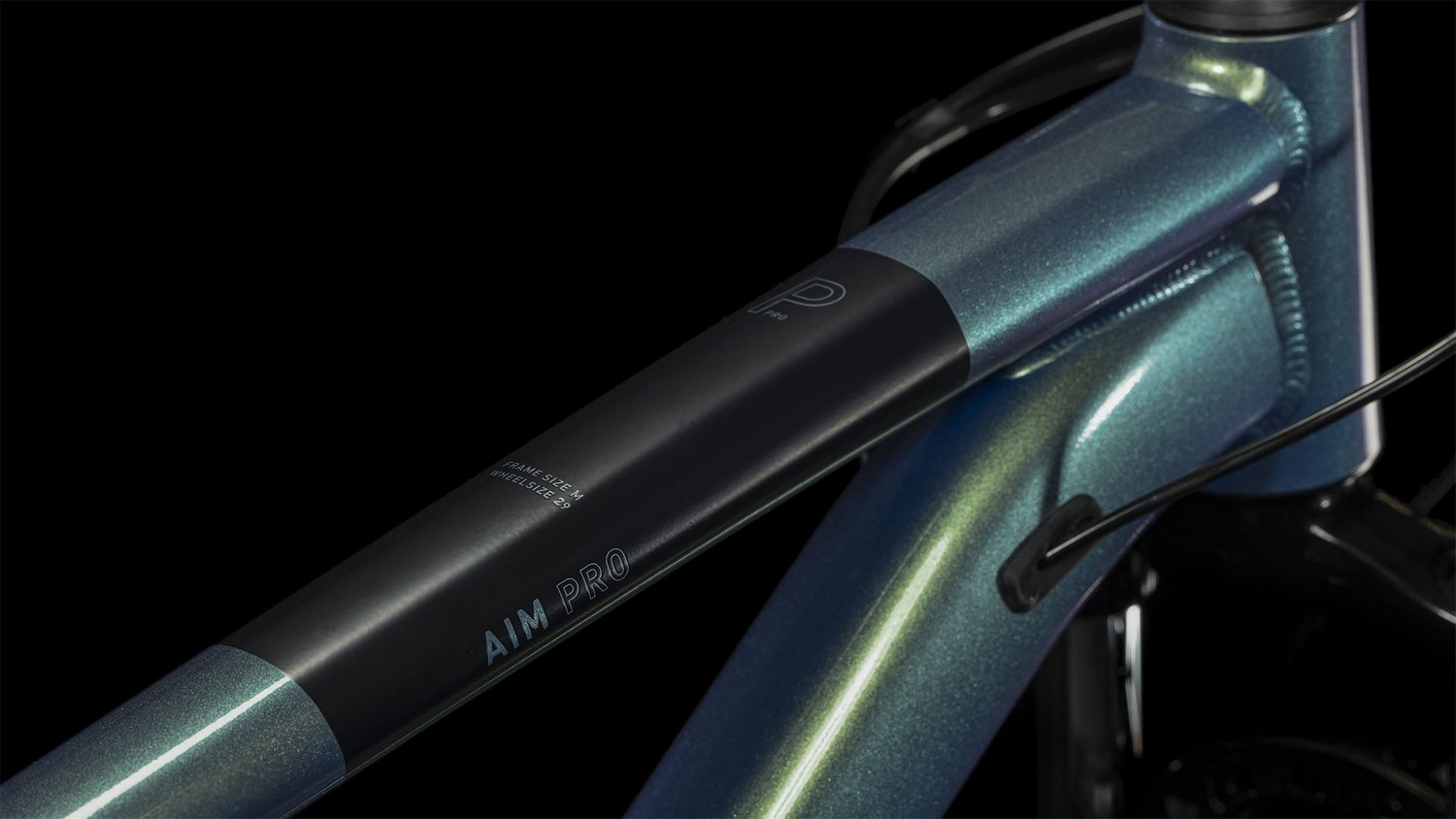Горный велосипед Cube Aim Pro 29, год 2023, цвет Голубой-Черный, ростовка 22