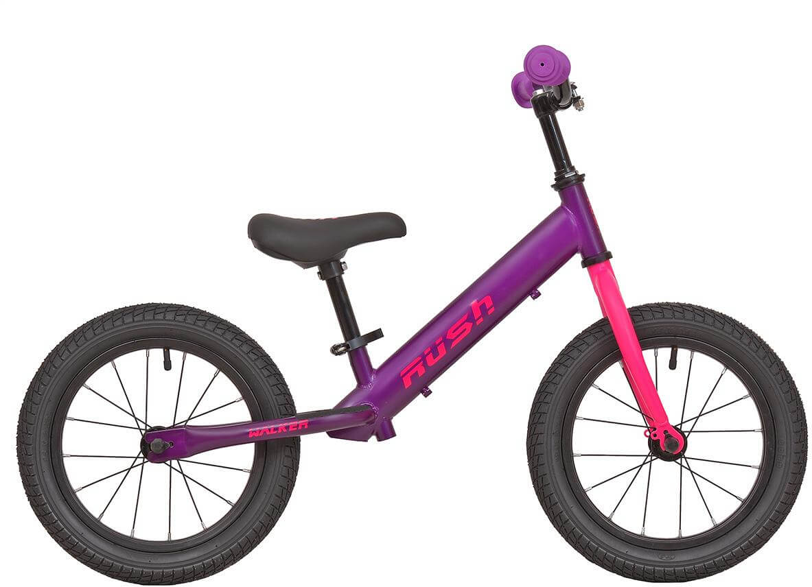 Детский велосипед Rush Hour Walker 14, год 2023, цвет Фиолетовый