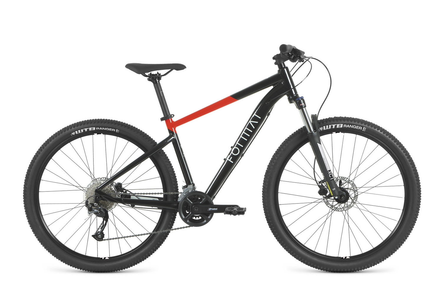 Горный велосипед Format 1413 27.5, год 2023, цвет Черный-Красный, ростовка 15