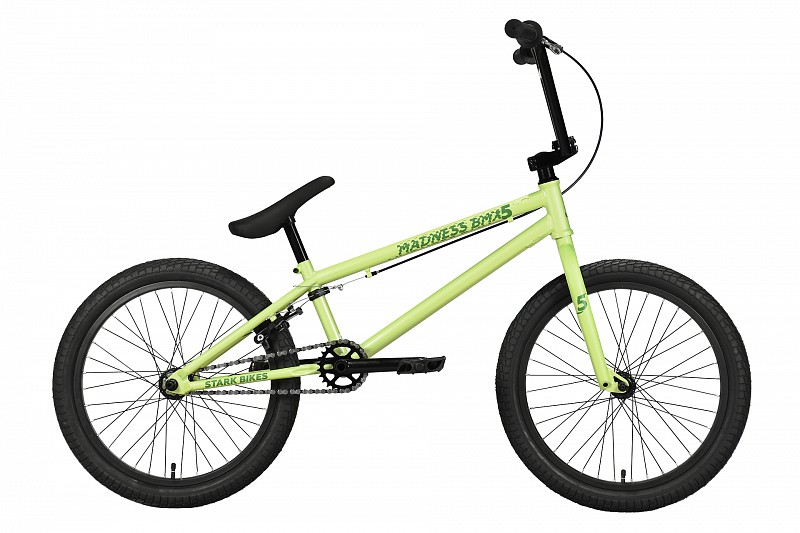 Экстремальный велосипед Stark Madness BMX 5, год 2022, цвет Зеленый, ростовка 9