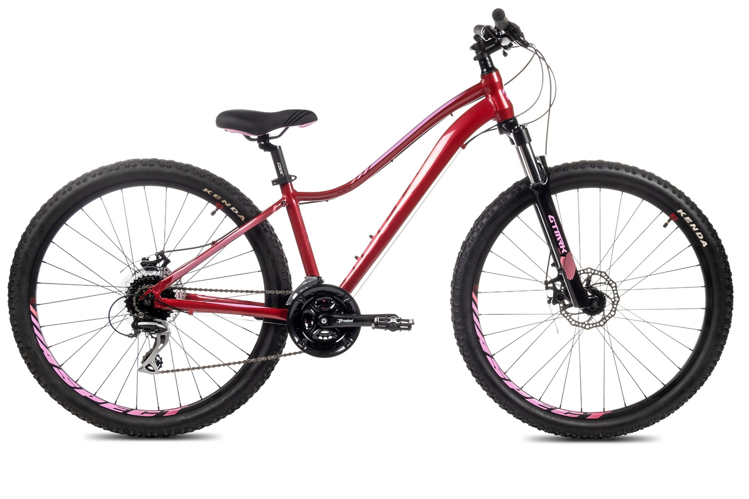 Женский велосипед Aspect Alma, год 2023, цвет Красный, ростовка 14.5