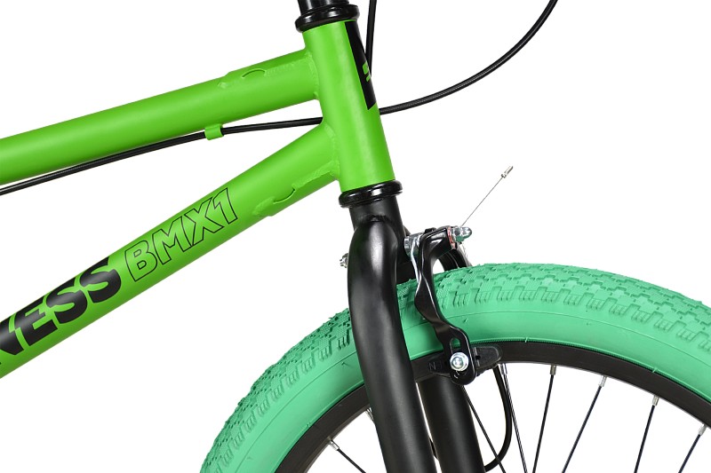 Экстремальный велосипед Stark Madness BMX 1, год 2023, цвет Зеленый-Черный, ростовка 9