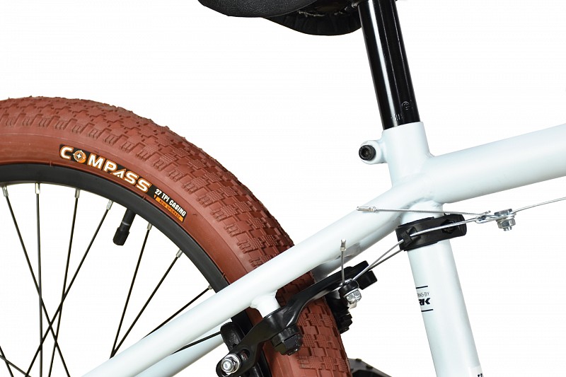 Экстремальный велосипед Stark Madness BMX 1, год 2023, цвет Зеленый-Оранжевый, ростовка 9