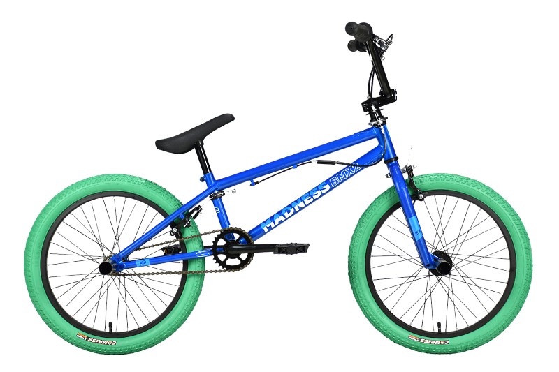 Экстремальный велосипед Stark Madness BMX 2, год 2023, цвет Синий-Зеленый, ростовка 9