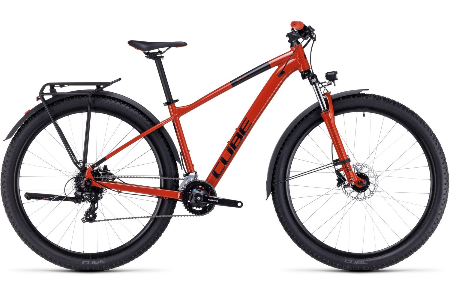 Горный велосипед Cube Aim Allroad 29, год 2023, цвет Красный-Черный, ростовка 20