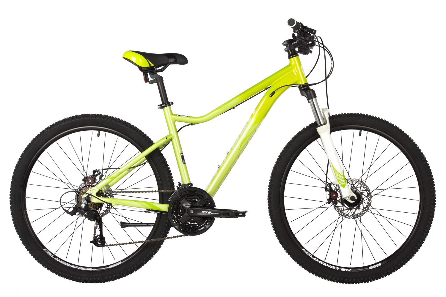 Женский велосипед Stinger Laguna Evo SE 26, год 2022, цвет Зеленый, ростовка 15