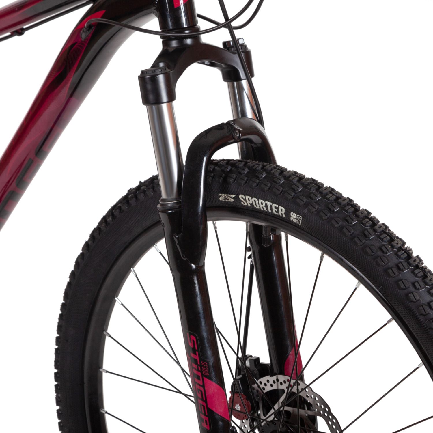 Женский велосипед Stinger Laguna Evo SE 26, год 2022, цвет Красный, ростовка 17