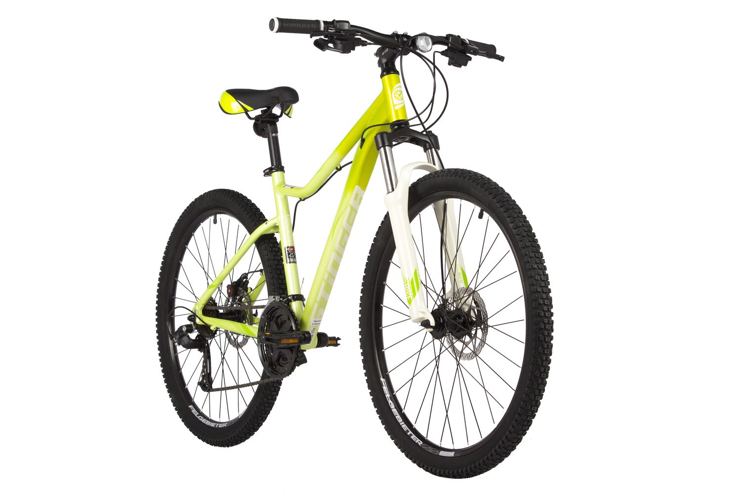 Женский велосипед Stinger Laguna Evo SE 26, год 2022, цвет Зеленый, ростовка 17