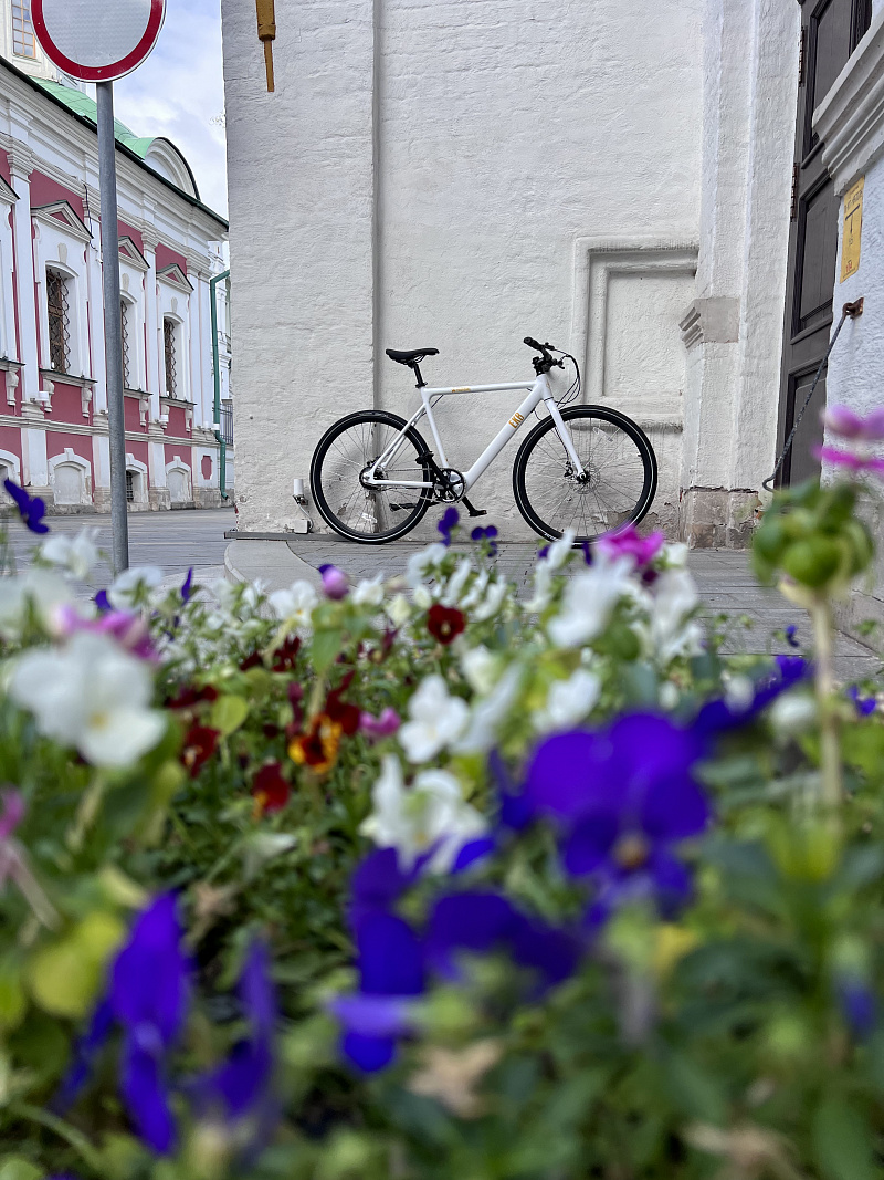 Электровелосипед Bear Bike EKB, год 2021, цвет Белый, ростовка 21