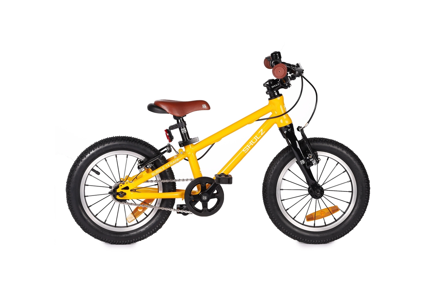 Детский велосипед Shulz Bubble 14 Race, год 2023, цвет Желтый