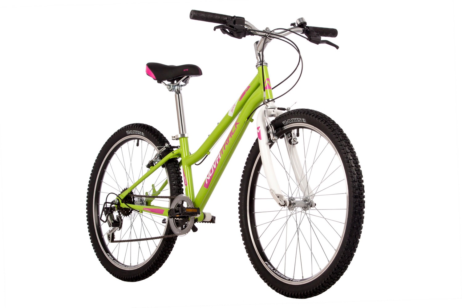 Подростковый велосипед Novatrack Jenny 24, год 2023, цвет Зеленый, ростовка 12