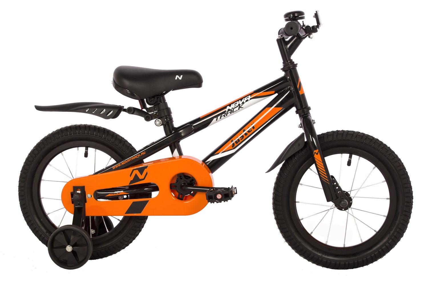 

Детский велосипед Novatrack Juster 14, год 2023, цвет Черный, Juster 14, год 2023, цвет Черный