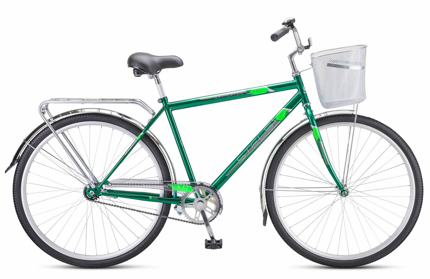 Дорожный велосипед Stels Navigator 300 C Z010, год 2023, цвет Зеленый, ростовка 20