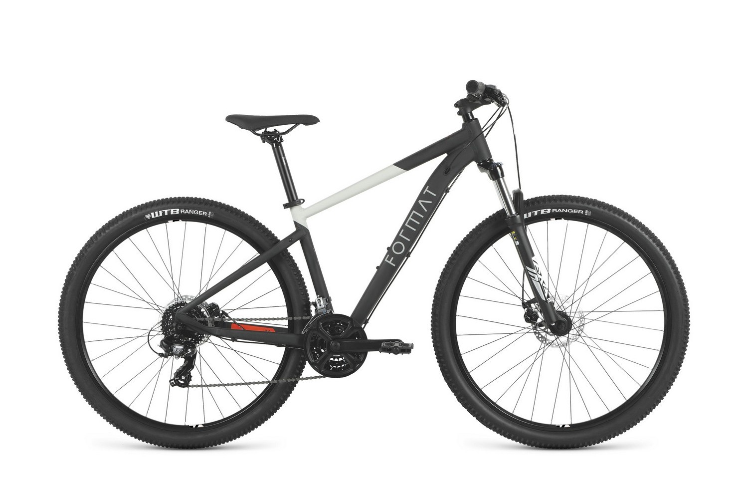 Горный велосипед Format 1415 29, год 2023, цвет Черный-Серебристый, ростовка 19