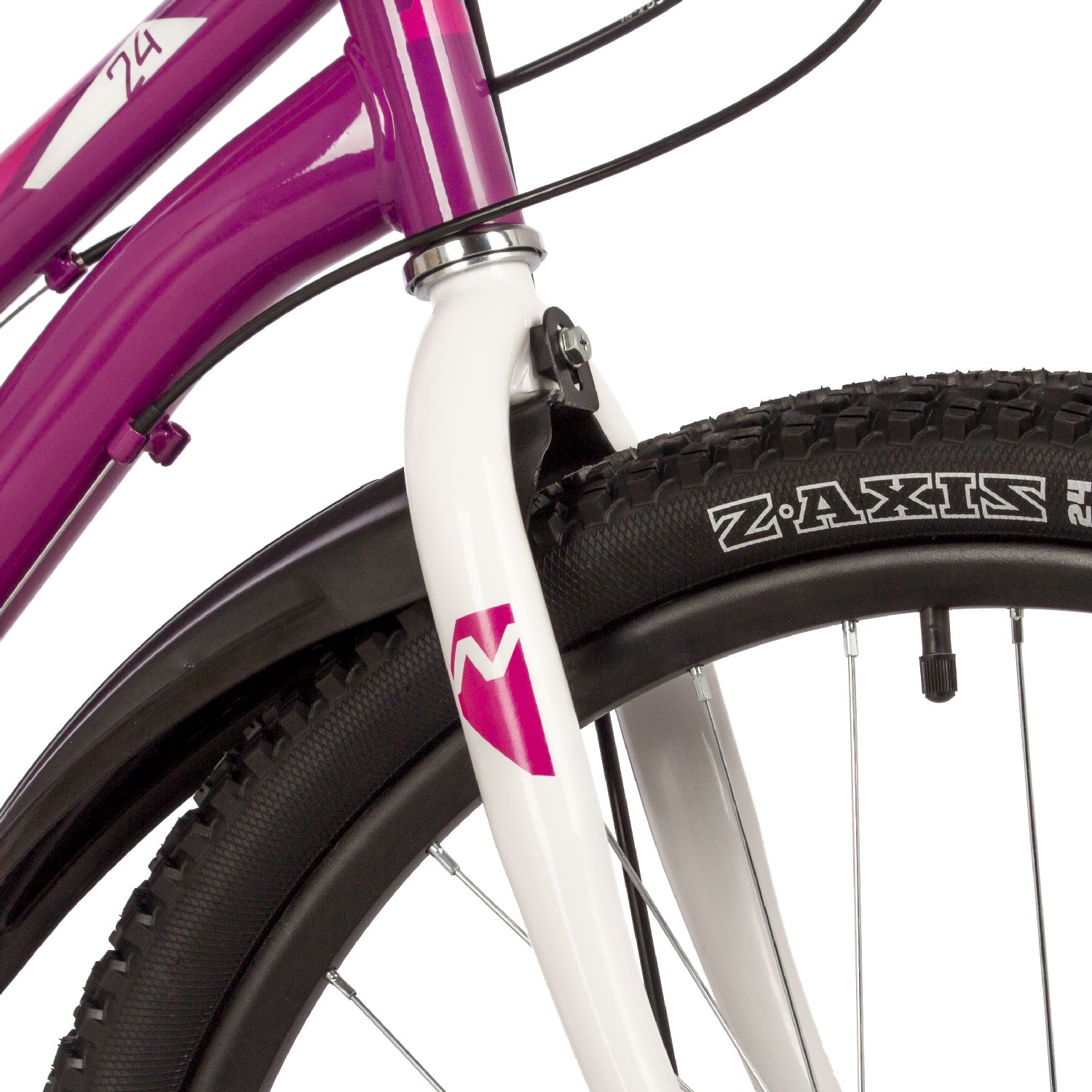 Подростковый велосипед Novatrack Jenny 24 Disc, год 2023, цвет Фиолетовый, ростовка 14