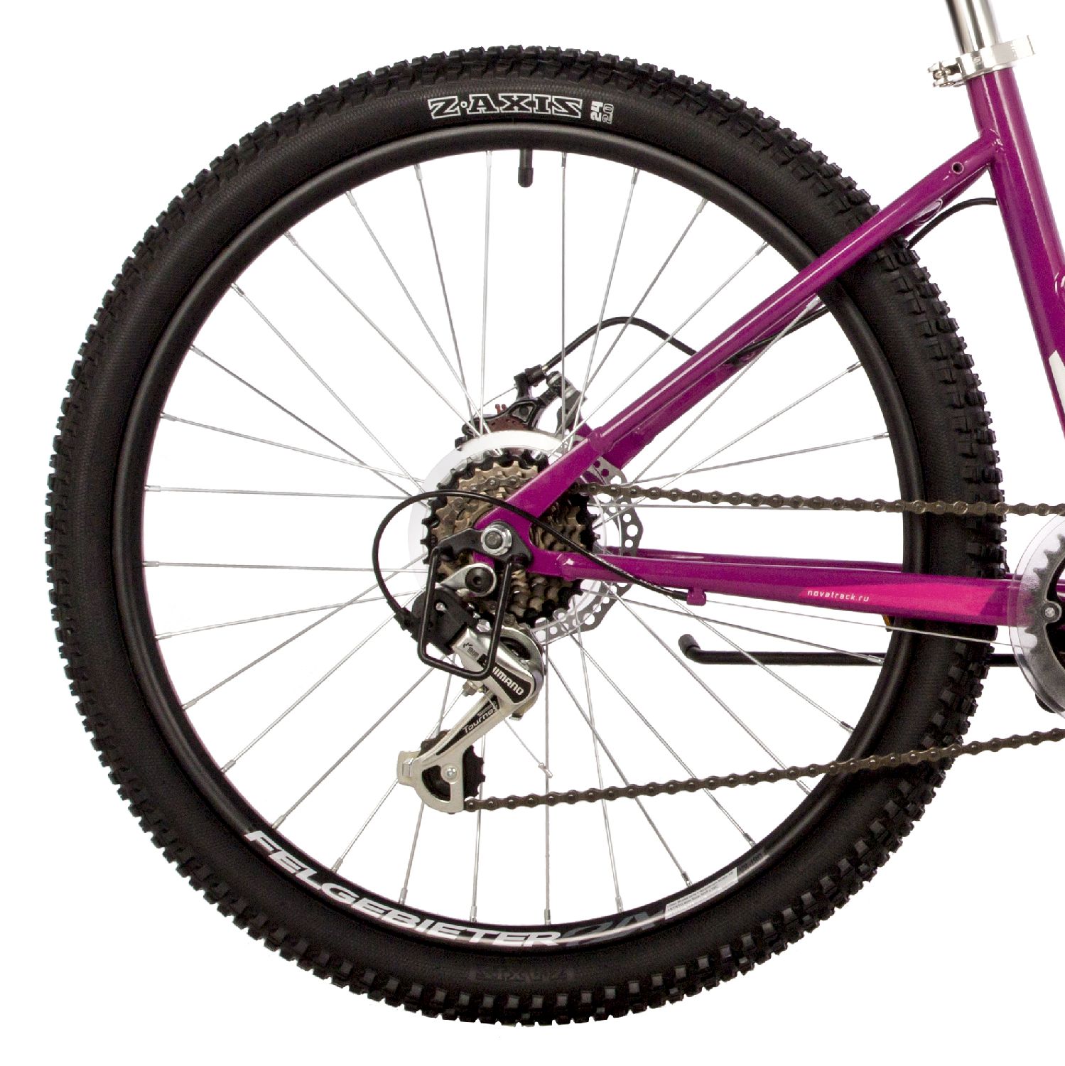 Подростковый велосипед Novatrack Jenny 24 Disc, год 2023, цвет Розовый, ростовка 14
