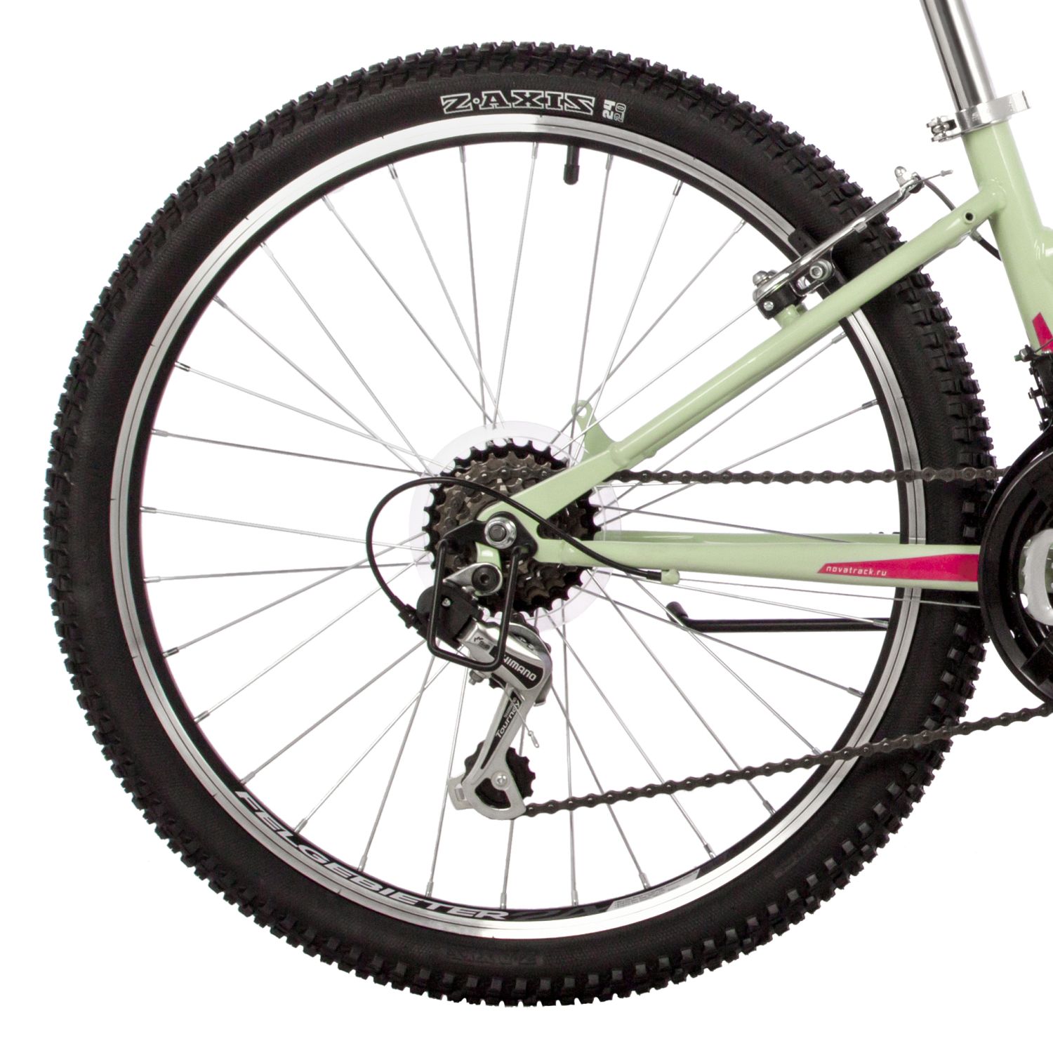 Подростковый велосипед Novatrack Jenny 24 Pro, год 2023, цвет Зеленый, ростовка 12