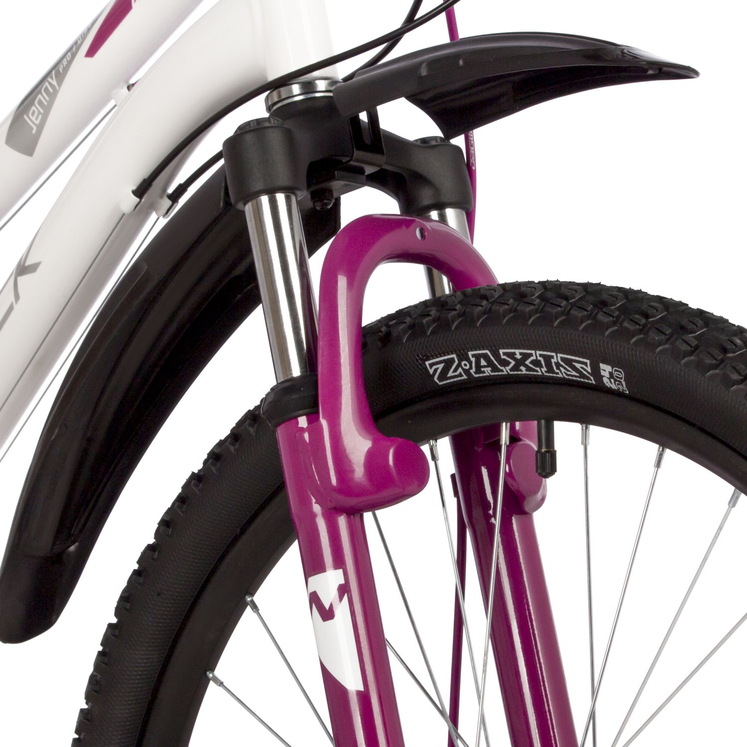 Подростковый велосипед Novatrack Jenny 24 Pro Disc, год 2023, цвет Белый, ростовка 14