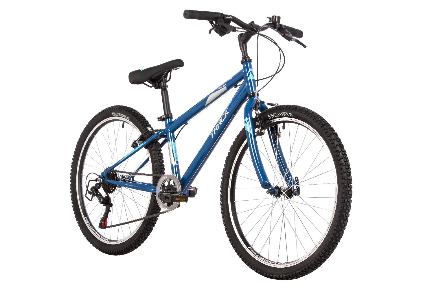 Подростковый велосипед Novatrack Racer 24, год 2023, цвет Синий, ростовка 12