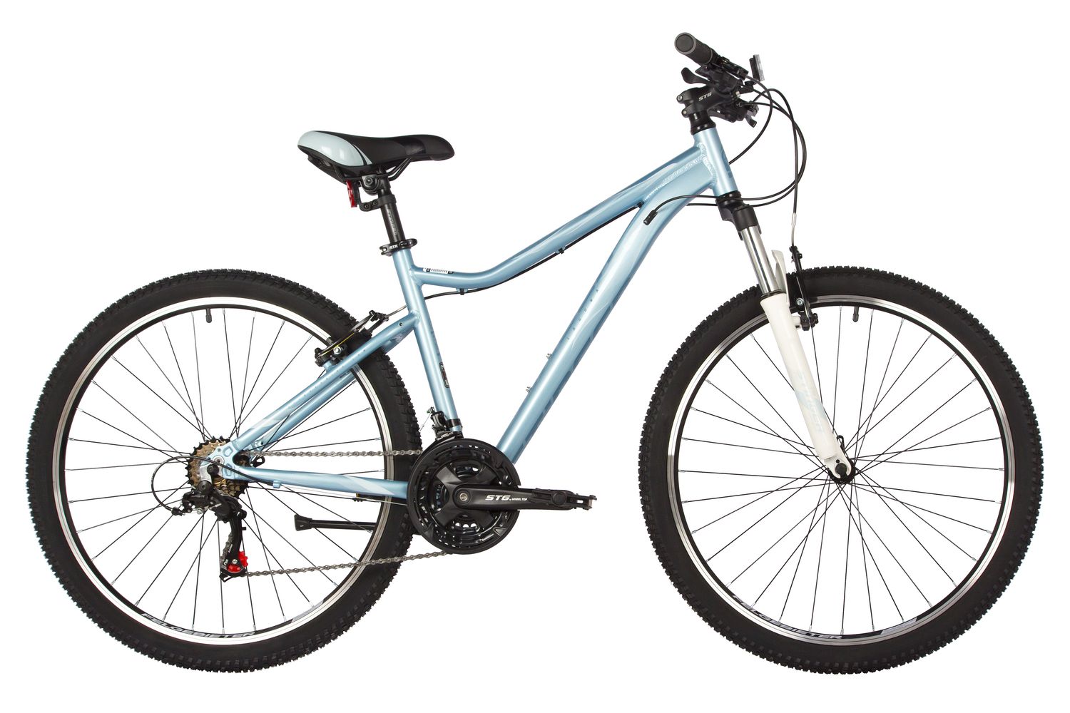 Женский велосипед Stinger Laguna STD 26, год 2022, цвет Синий, ростовка 17