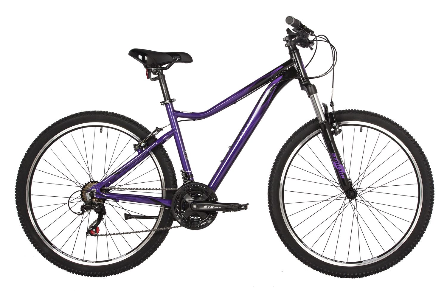 Женский велосипед Stinger Laguna STD 26, год 2022, цвет Розовый, ростовка 15