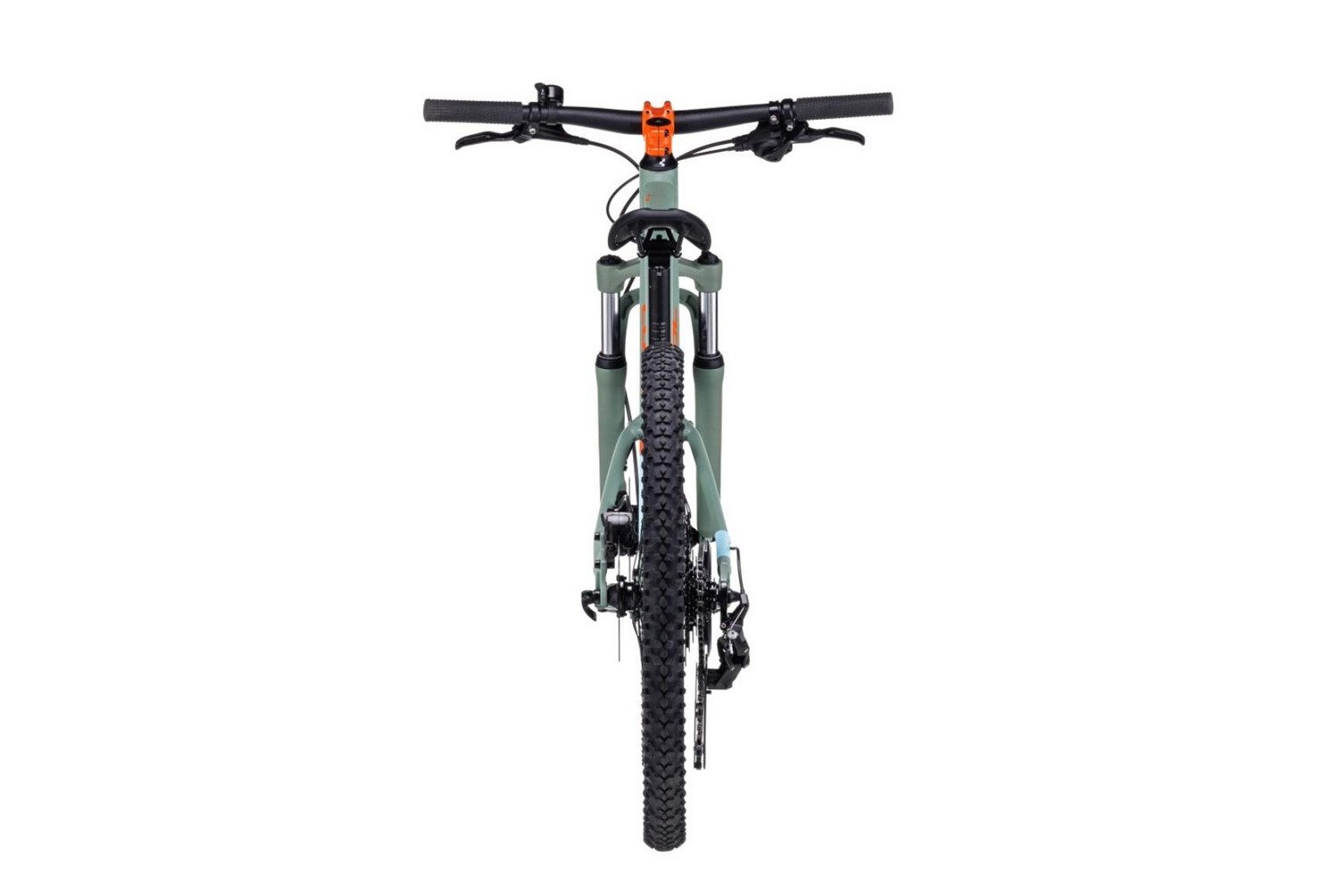 Подростковый велосипед Cube Acid 240 Disc, год 2023, цвет Зеленый-Оранжевый