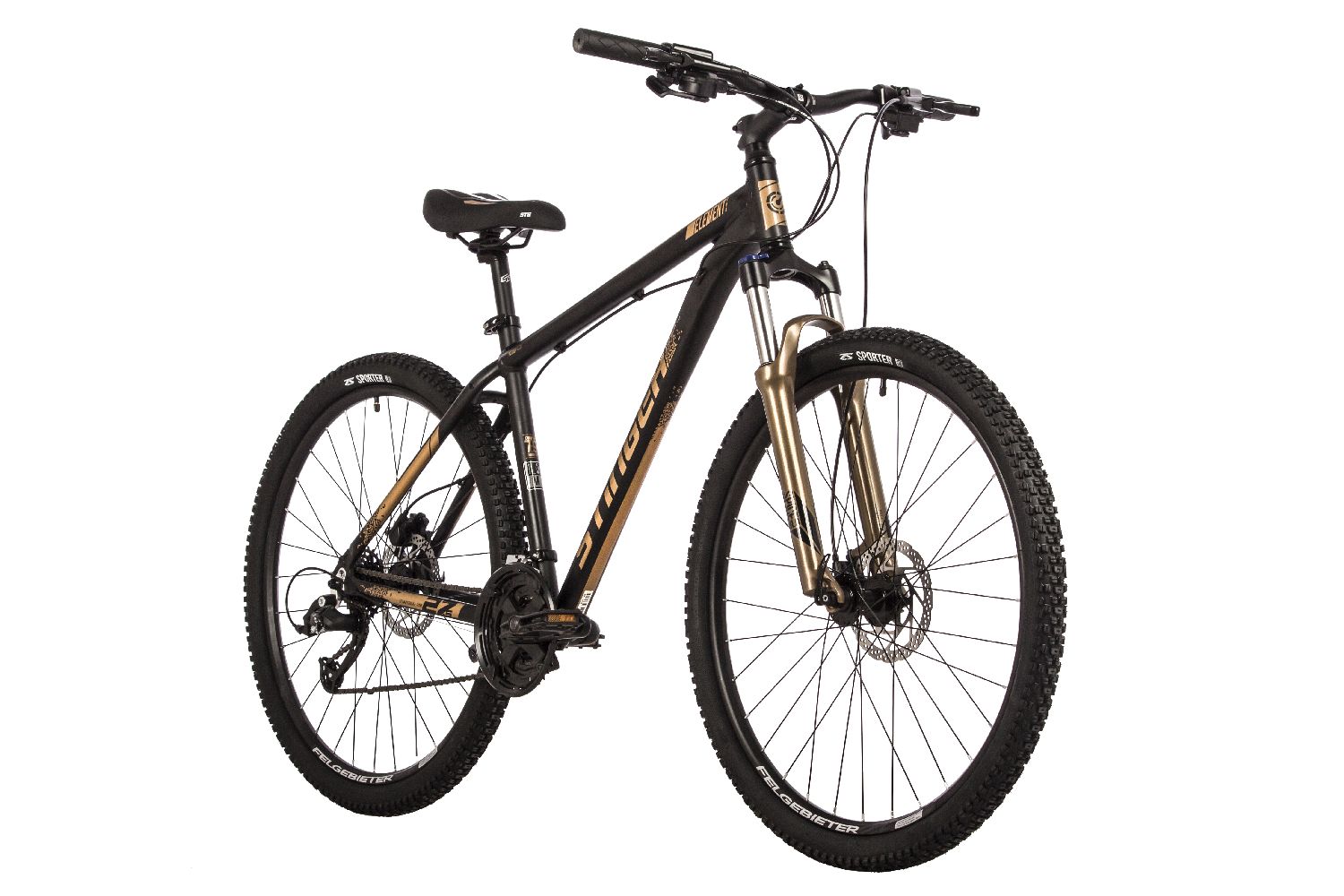 Горный велосипед Stinger Element Pro 27.5, год 2023, цвет Черный, ростовка 18