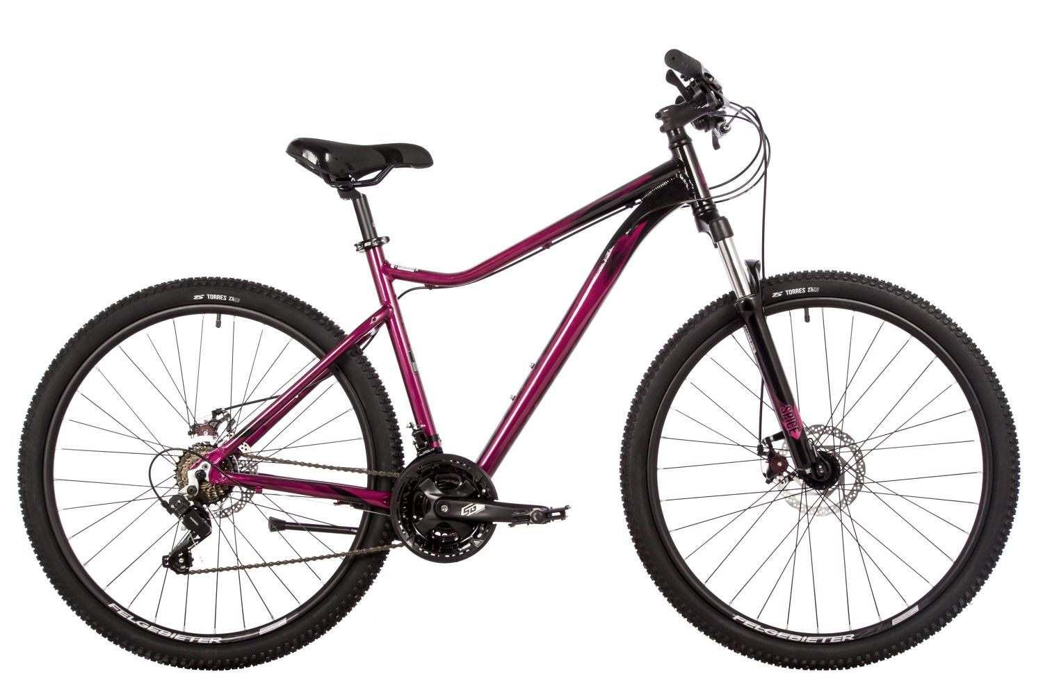 Женский велосипед Stinger Laguna Evo 27.5, год 2023, цвет Красный, ростовка 17