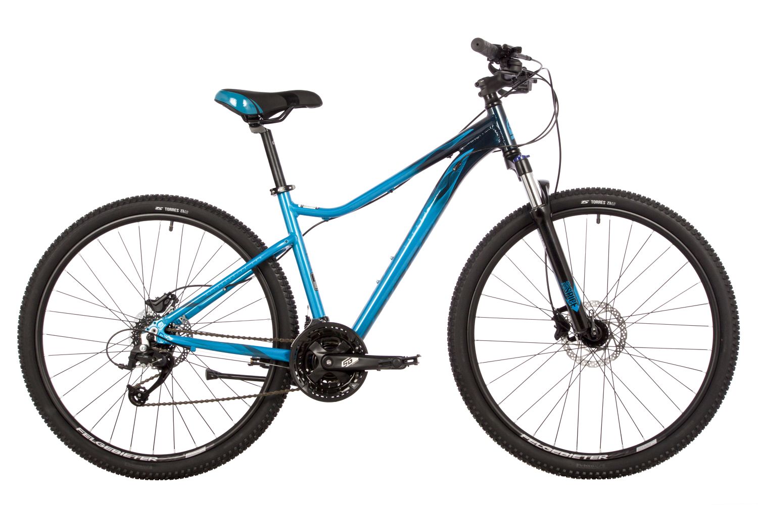 фото Женский велосипед stinger laguna pro 27.5, год 2023, цвет синий, ростовка 17