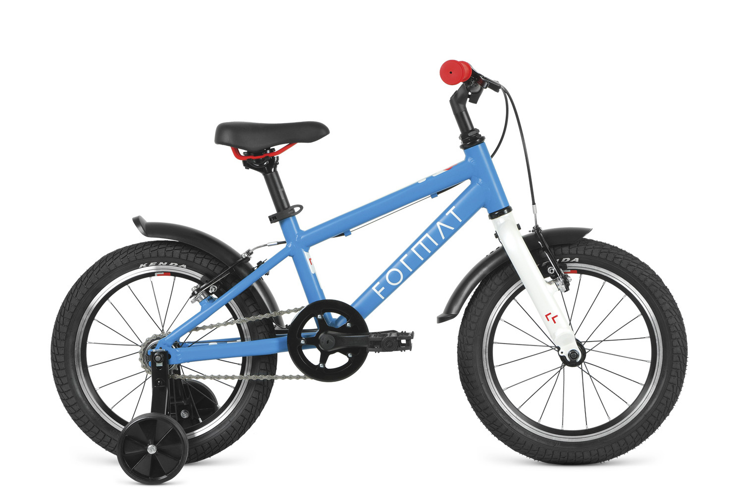 Детский велосипед Format Kids 16, год 2022, цвет Синий