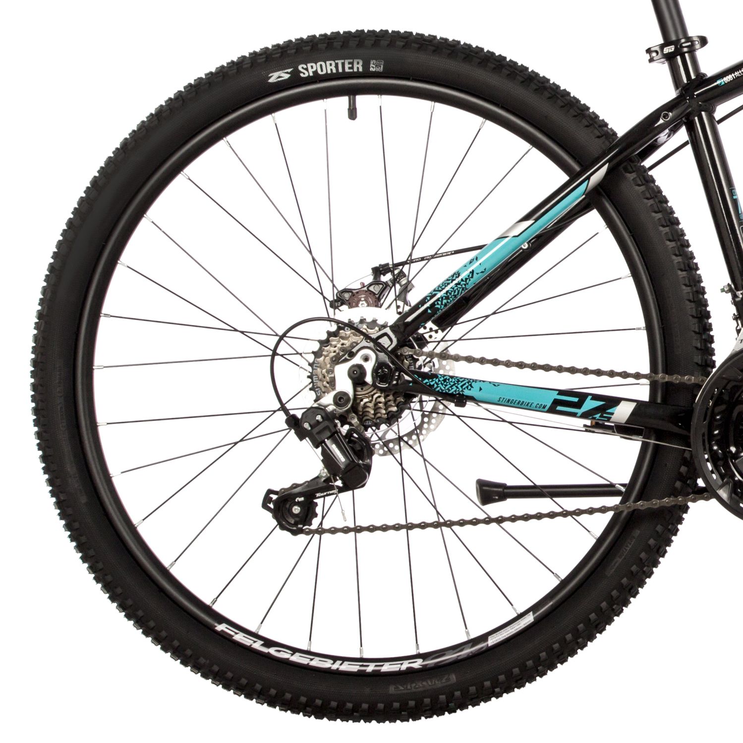 Горный велосипед Stinger Element Evo 27.5, год 2023, цвет Красный, ростовка 16