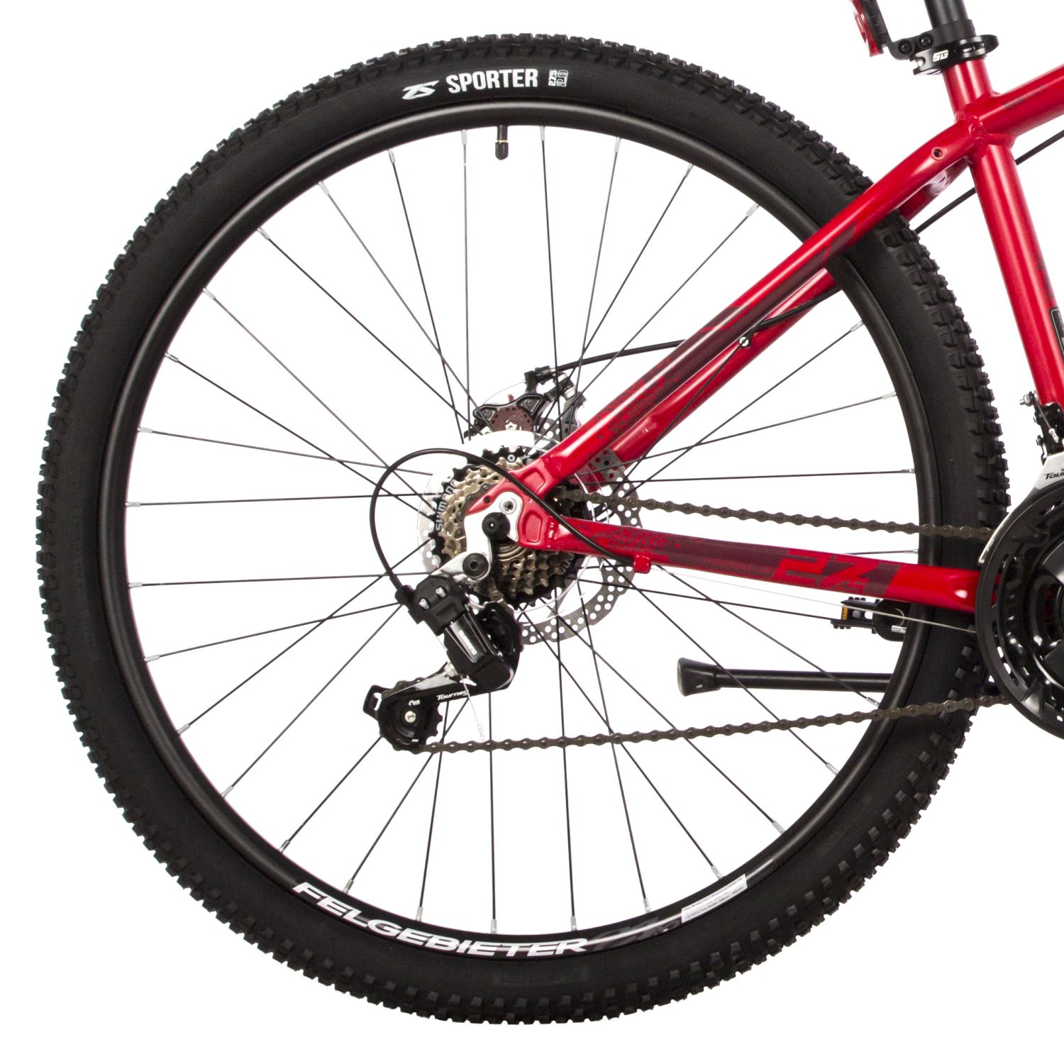 Горный велосипед Stinger Element Evo 27.5, год 2023, цвет Красный, ростовка 16