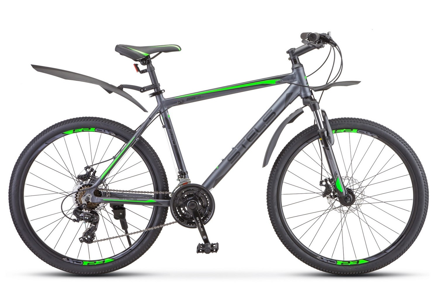 Горный велосипед Stels Navigator 620 MD 26 V010, год 2023, цвет Серебристый, ростовка 19